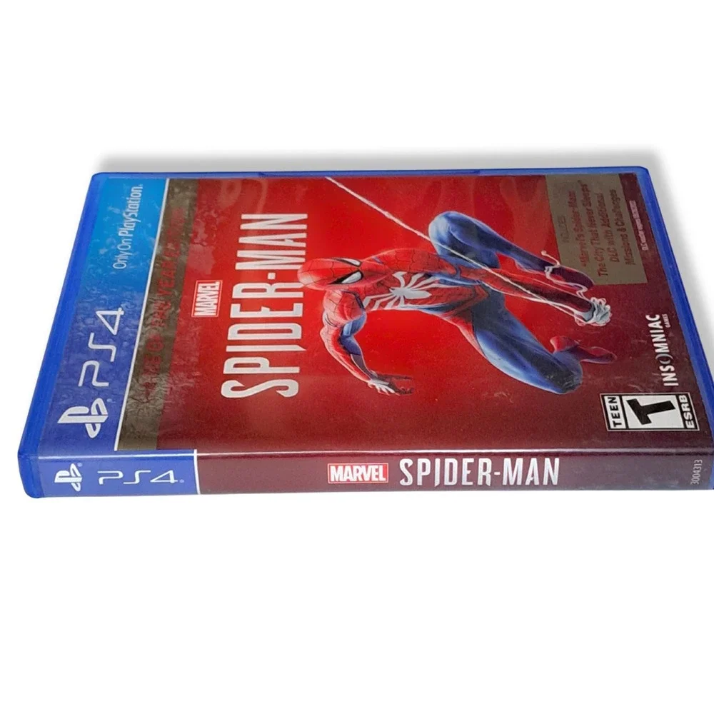 Sony Marvel Spider Man Game of the Year Edition PS4 Blue Action Adventure Video